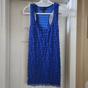 NWT INC blue tank top